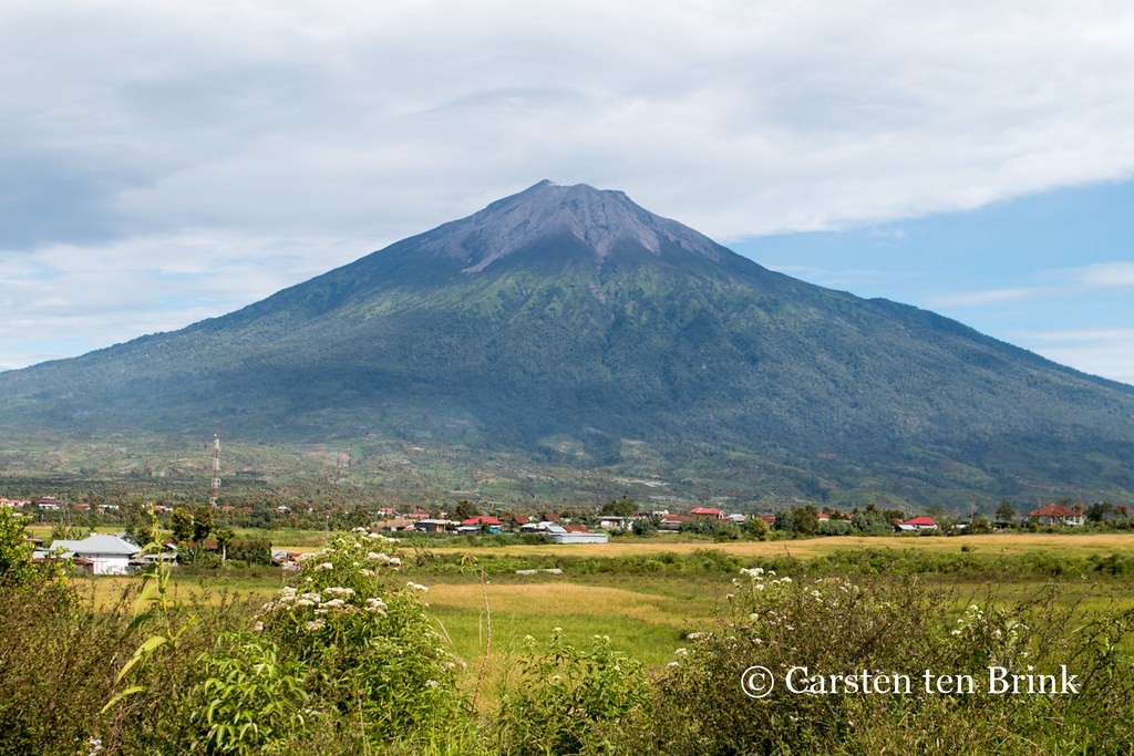 Mount Kerinci's peak