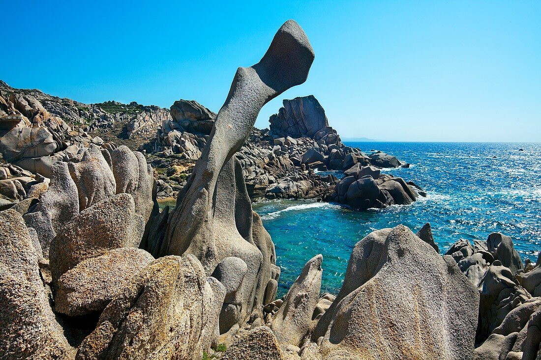 Porto Cervo cliffs of Capo Testa