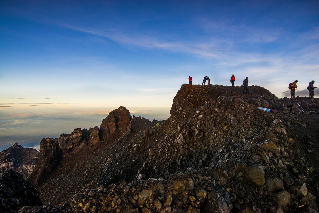 Mount Kerinci's peak